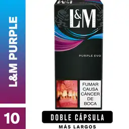 L&M Purple​ x 10 Cigarrillos