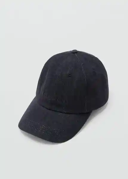 Gorra Monaco Tejano Oscuro Talla 99 Mujer Mango