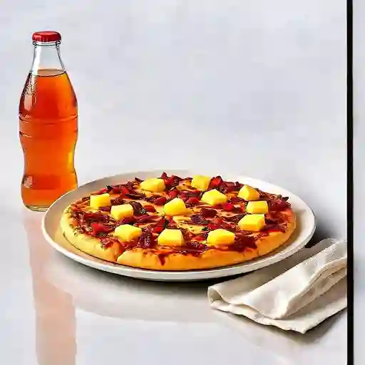 Hawaiana BBQ Personal + Manzana 400 ml