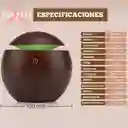 Humidificador Domo Madera Café Oscuro