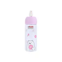 Botilito de Vidrio Osos Escandaloso Oso Polar Rosa 5.0 Miniso