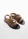 Sandalias Romana Arena Talla 40 Hombre Mango