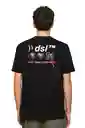 Diesel Camiseta Para Hombre T-Just-B56 Negro Talla XL