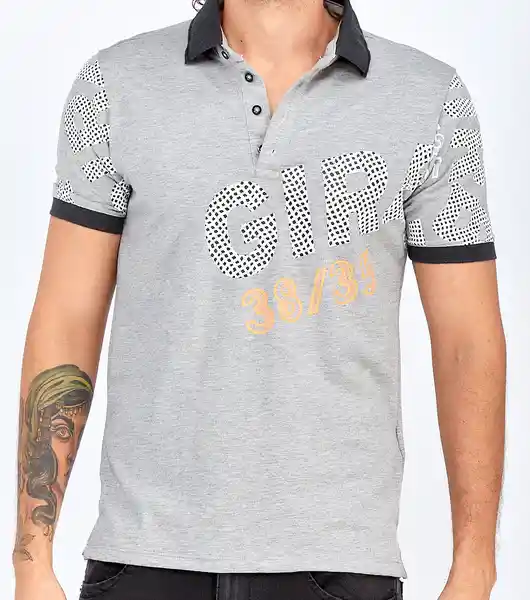 Girbaud Camiseta Polo Gris Talla L 113041