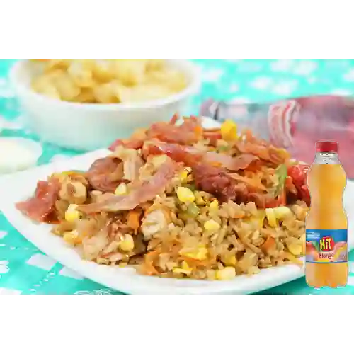 Combo arroz king + hit mango 500 ml