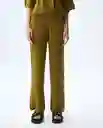 Pantalón Mujer Verde Talla 10 631G001_VER170836 Americanino