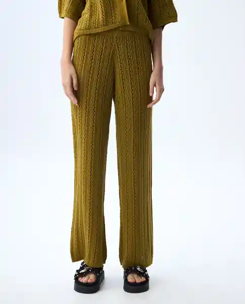 Pantalón Mujer Verde Talla 10 631G001_VER170836 Americanino