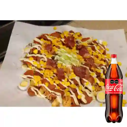 Salchipapa Especial 5-6 personas +CocaCola Org 1.5L