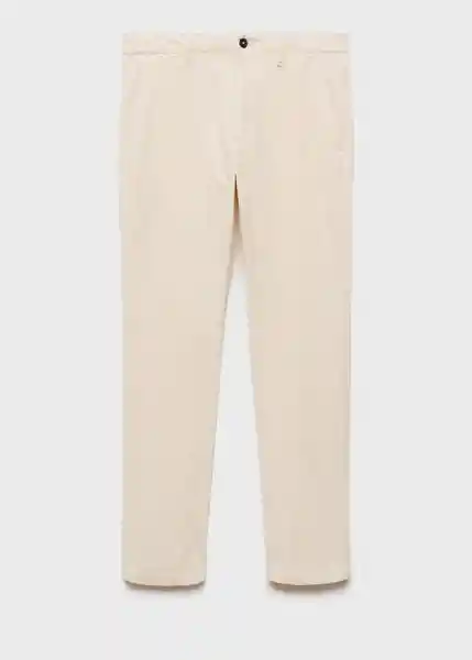 Pantalón Berdam Crudo Talla 36 Hombre Mango