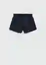 Short Cata Navy Talla 06 Niños Mango