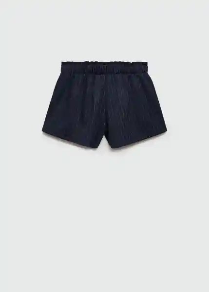Short Cata Navy Talla 06 Niños Mango