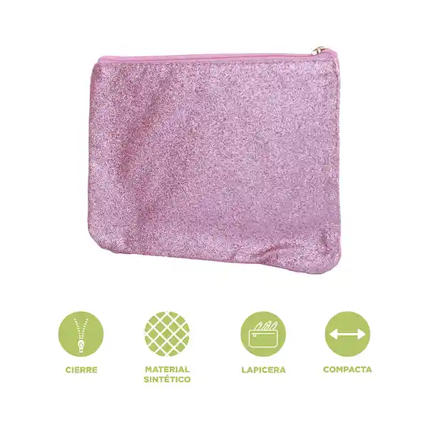 Cartuchera Serie Rose Gold Miniso