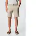 Bermudas Tinos Beige Talla 44 Hombre Mango