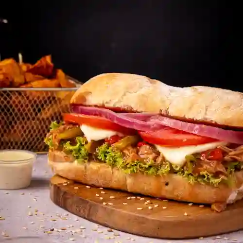 Sandwich de Bondiola + Papa Criolla