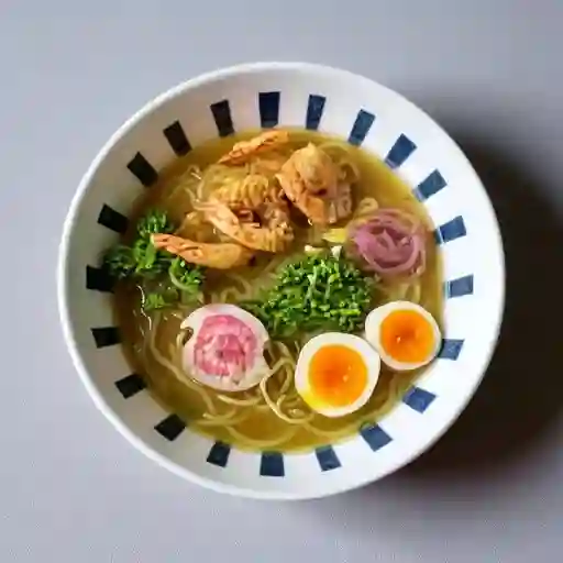 Ramen Langostinos Tempura y Panko