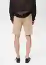 Bermuda Gracia Beige Talla 42 Hombre Mango