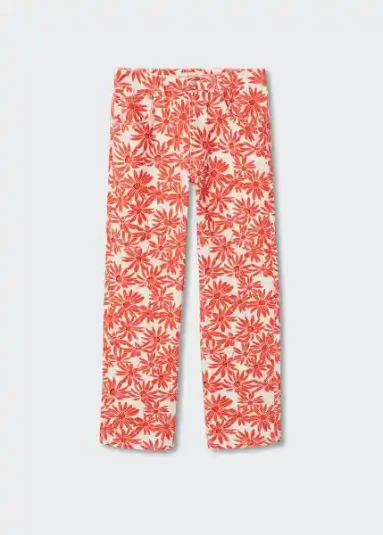 Jeans Tahiti Rojo Talla 34 Mujer Mango