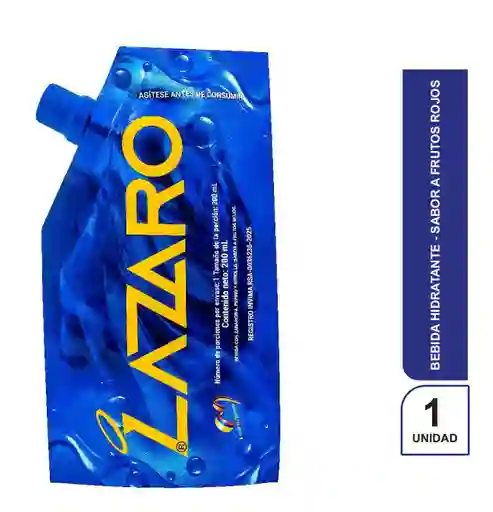 Lazaro Bebida Hidratante Sabor a Frutos Rojos