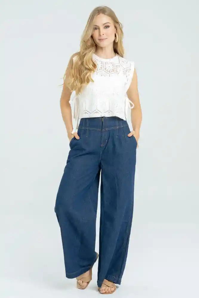 Jeans Cotilla Pinzas