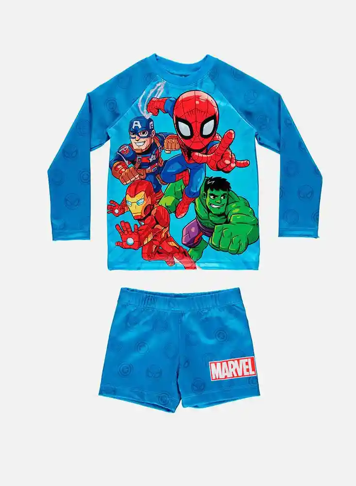 Conjunto de Baño Bebé Niño 5t - Blanco