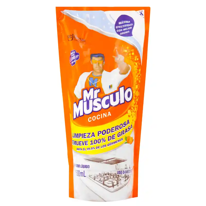 Mr Musculo Quitagrasa Líquido Para Cocina