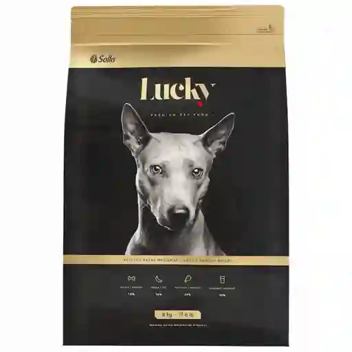Lucky Alimento Premium para Perros Adultos de Razas Medianas