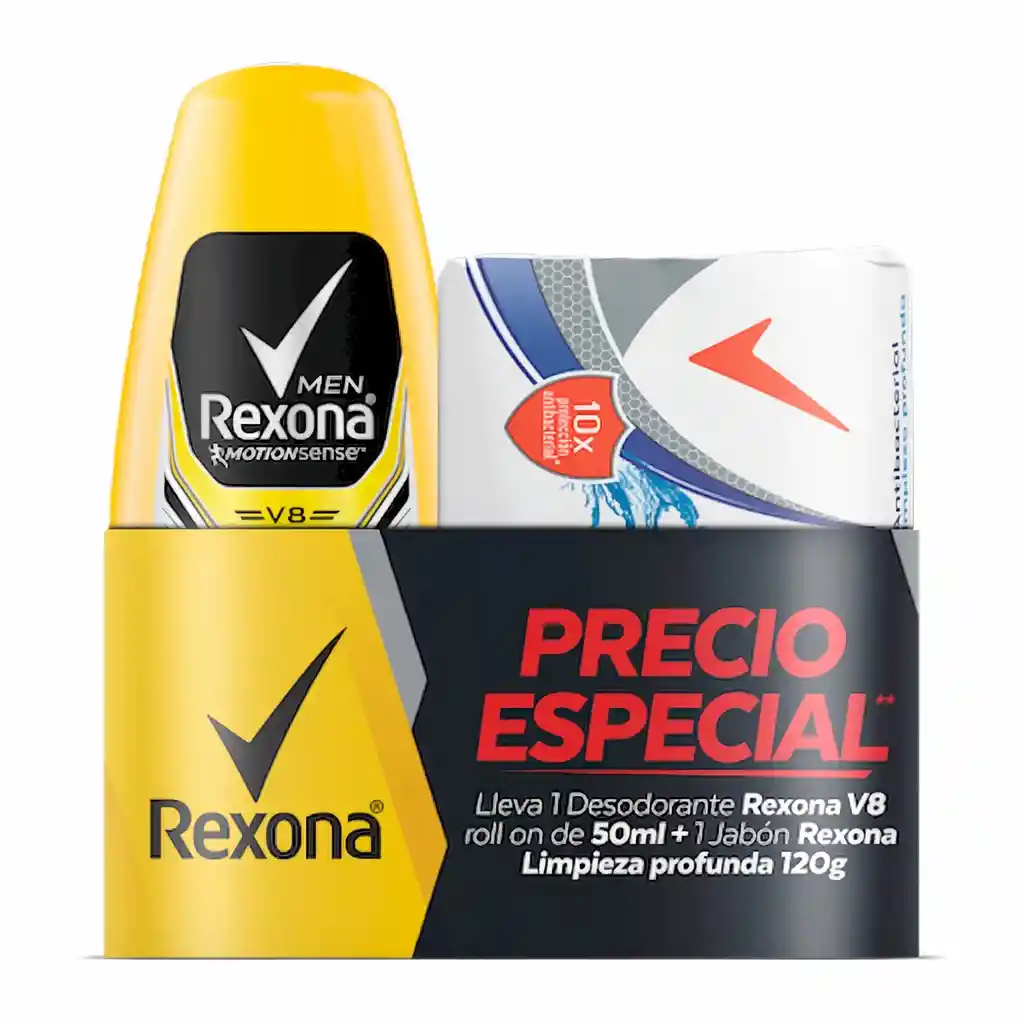 Rexona Desodorante Hombre +Jabón