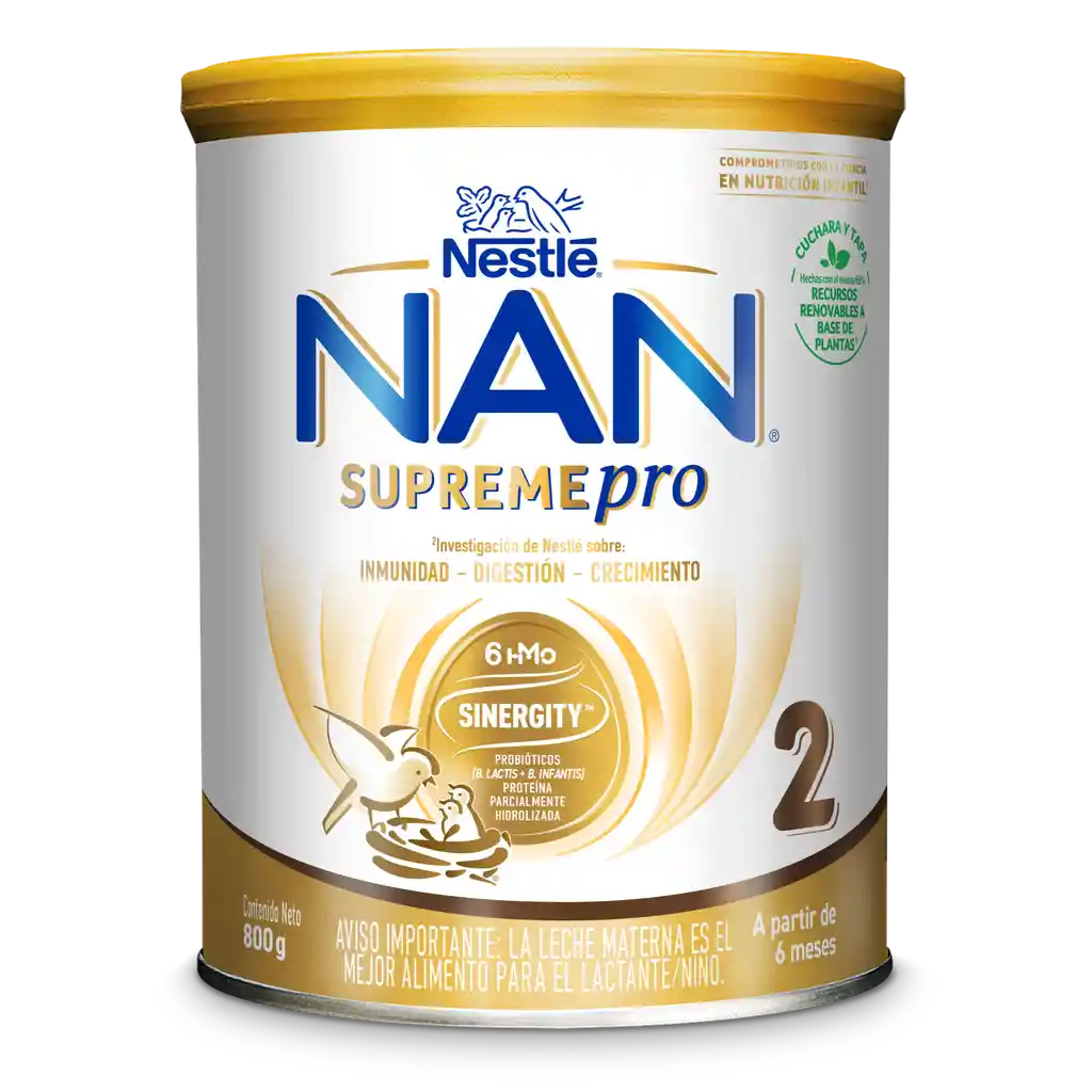 Fórmula infantil NAN SUPREMEPRO 2 x 800g