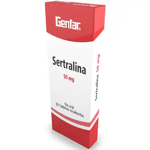 Genfar Sertralina Tabletas Recubiertas (50 mg)