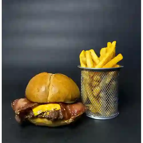 Combo Hamburguesa con Papas