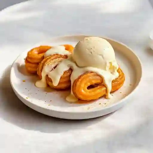 Sandwich De Churro Con Helado