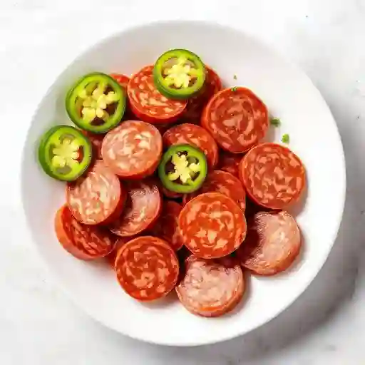 Chorizo con jalapeños