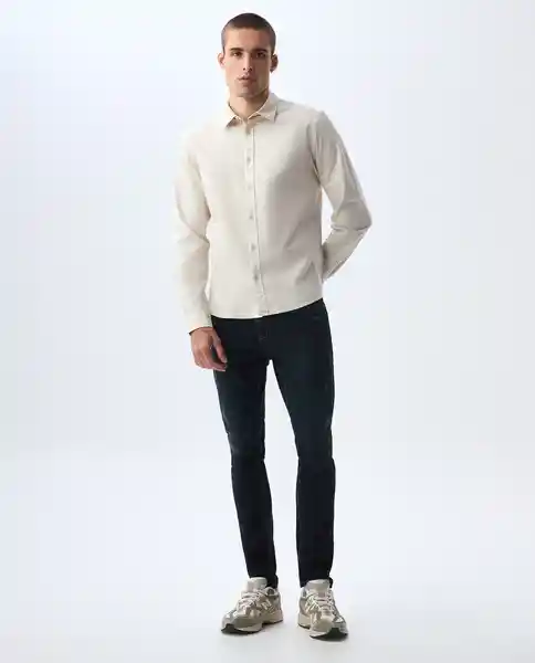 Camisa Hombre Gris Talla L 811G504_GRI134108 Americanino