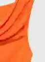 Top Gigi Naranja Talla S Mujer Mango