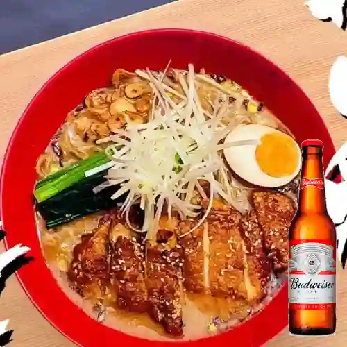 Combo Pollo Frito + Budweiser 250 ml