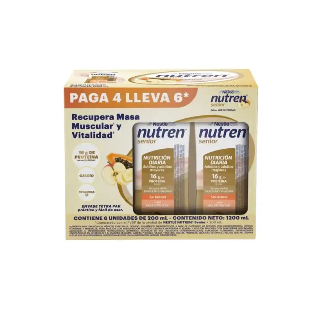 Nutren Senior Mix Frutas Liquido Caja