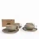 Set Pocillo y Plato Siena Ambiente Gourmet