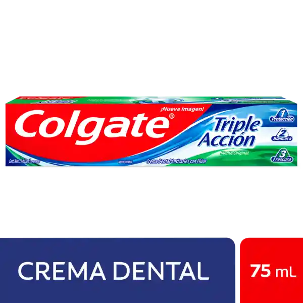 Crema Dental Colgate Triple Acción 75 ml