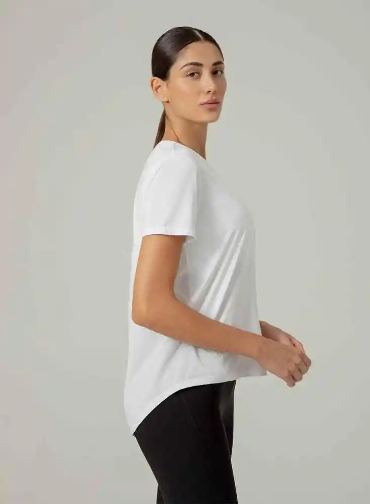 Camiseta Manga Corta Mujer S-blanco900