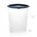 Recipiente Plastico Para Despensa Alto Azul