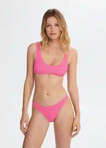 Braga Solene Rosa Talla S Mujer Mango