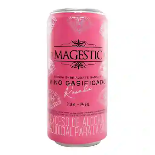 Vino Magestic Rosado Bebida Gasificada
