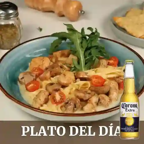 Combo Pollo Véneto + Cerveza Corona Bot. 355ml