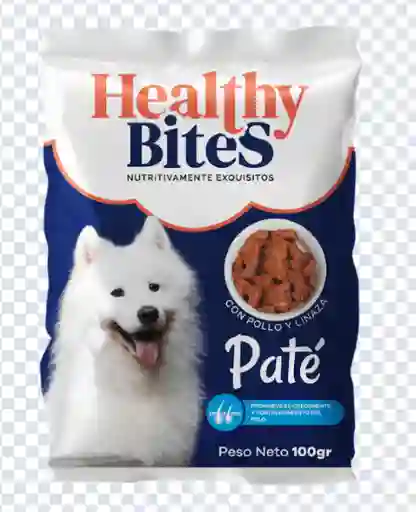 Healthy Bites Snack Húmedo Para Perro Paté Derm