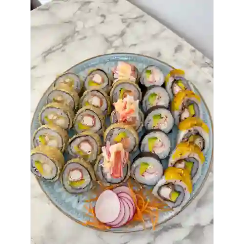 Sushi mixto de 50 bocados