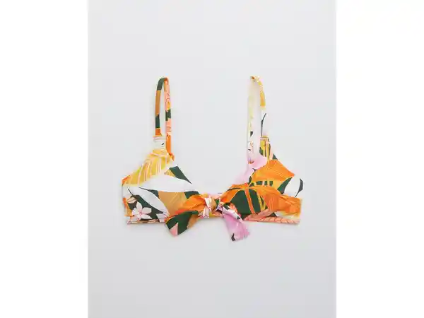 American Eagle Top Bikini Aerie Turquesa Alfa Talla Small