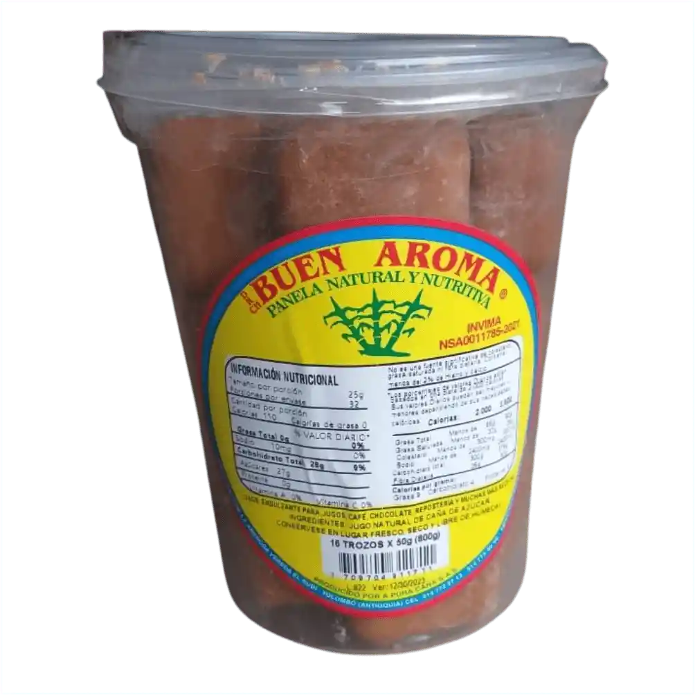 Panela Buen Aroma 16 Trozos*800gr