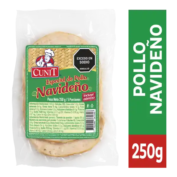 Cunit Especial de Pollo Navideño