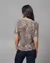 Camiseta Mujer Beige S 203G005_BEI161010 Rifle