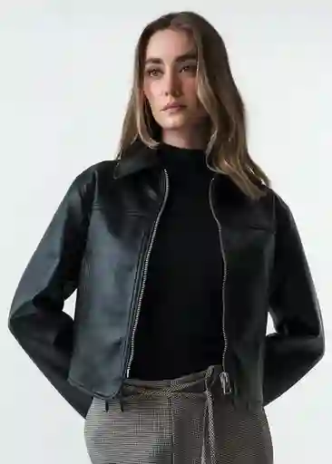 Chaqueta Mujer Negro Puro Ultraoscuro Talla L 023G033 Naf Naf